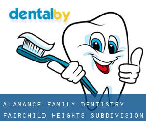 Alamance Family Dentistry (Fairchild Heights Subdivision)