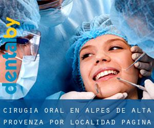 Cirugía Oral en Alpes de Alta Provenza por localidad - página 13