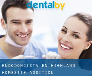 Endodoncista en Highland Homesite Addition
