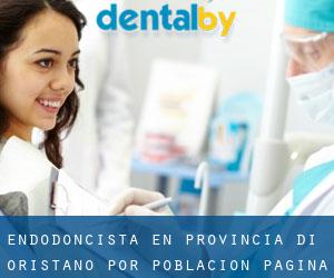 Endodoncista en Provincia di Oristano por población - página 1