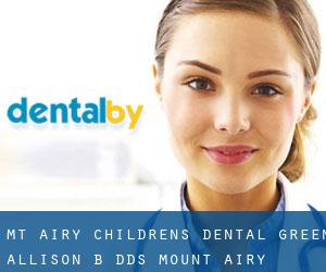Mt Airy Children's Dental: Green Allison B DDS (Mount Airy)