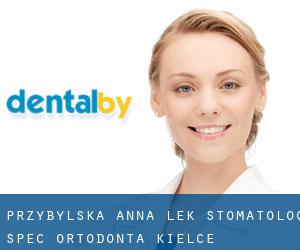 Przybylska Anna, lek. stomatolog. Spec. ortodonta (Kielce)